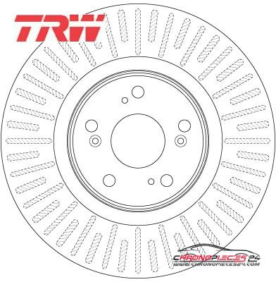 Achat de TRW DF6437 Disque de frein pas chères