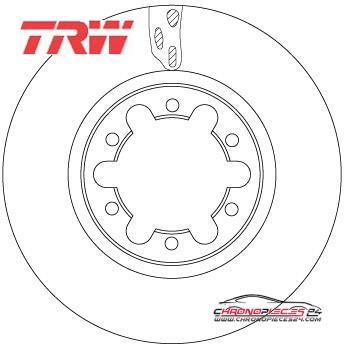 Achat de TRW DF6442 Disque de frein pas chères