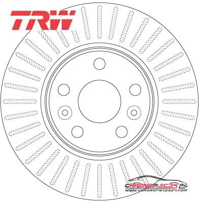 Achat de TRW DF6448 Disque de frein pas chères