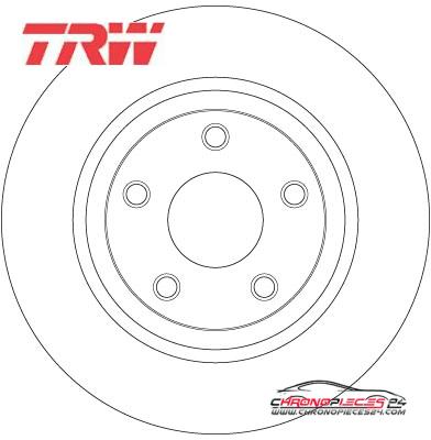 Achat de TRW DF6492 Disque de frein pas chères