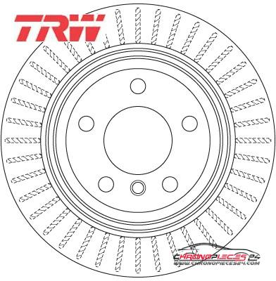 Achat de TRW DF6513S Disque de frein pas chères