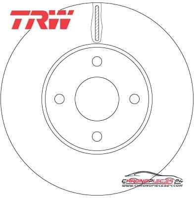 Achat de TRW DF6520 Disque de frein pas chères