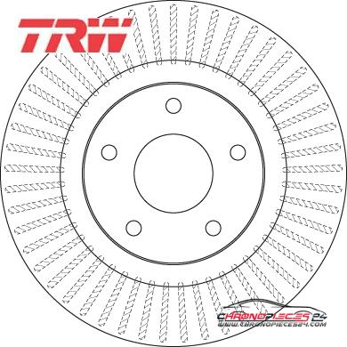 Achat de TRW DF6533 Disque de frein pas chères