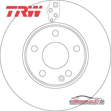 Achat de TRW DF6548 Disque de frein pas chères