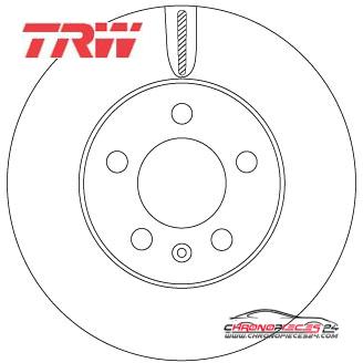 Achat de TRW DF6584 Disque de frein pas chères