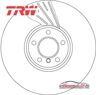 Achat de TRW DF6623S Disque de frein pas chères