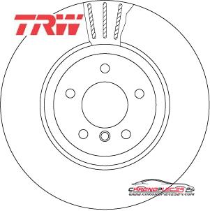 Achat de TRW DF6624S Disque de frein pas chères