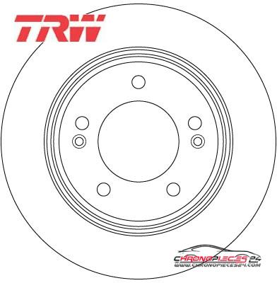 Achat de TRW DF6627 Disque de frein pas chères