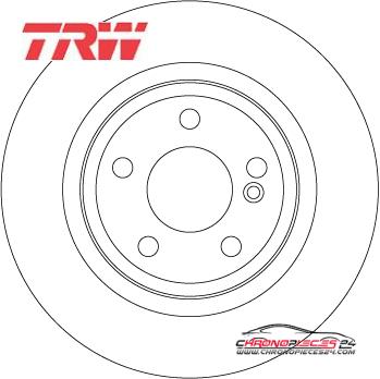 Achat de TRW DF6634 Disque de frein pas chères