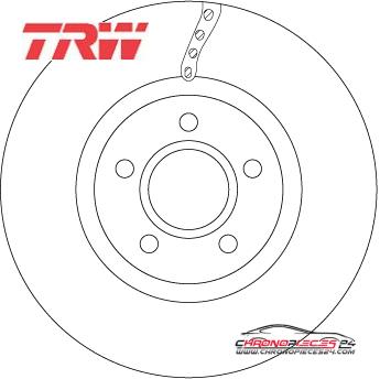 Achat de TRW DF6653 Disque de frein pas chères