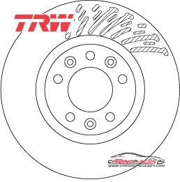 Achat de TRW DF6657 Disque de frein pas chères