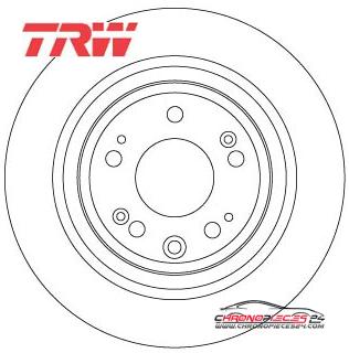 Achat de TRW DF6678 Disque de frein pas chères