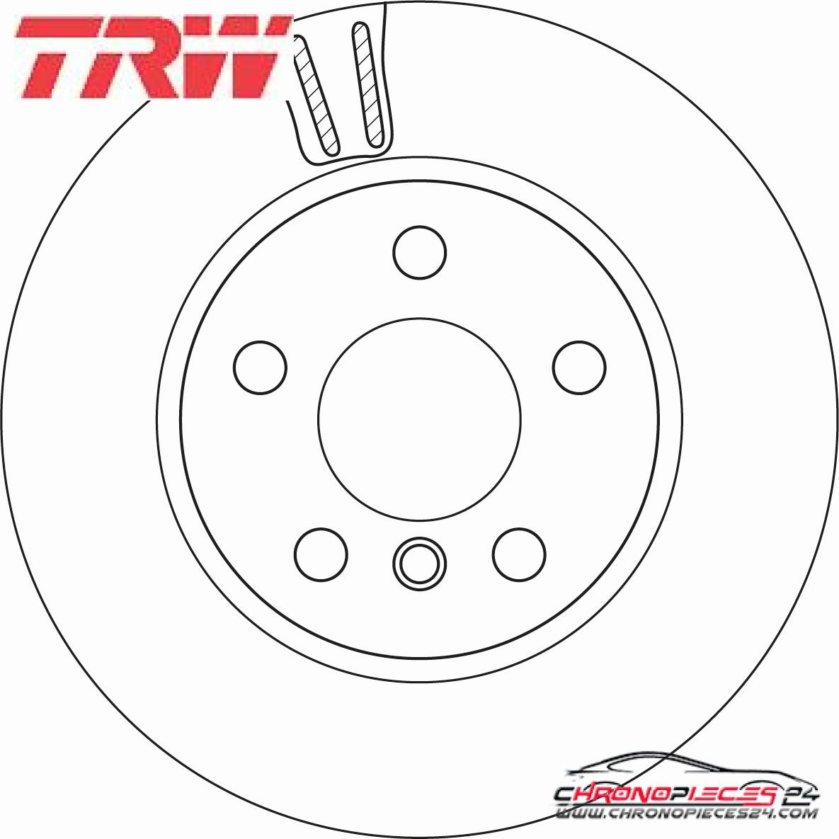 Achat de TRW DF6715 Disque de frein pas chères