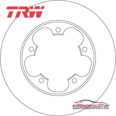 Achat de TRW DF6748 Disque de frein pas chères