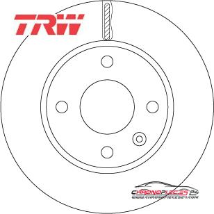 Achat de TRW DF6783 Disque de frein pas chères