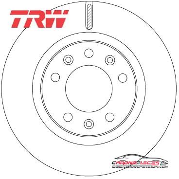 Achat de TRW DF6785 Disque de frein pas chères