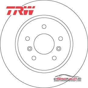 Achat de TRW DF6787 Disque de frein pas chères