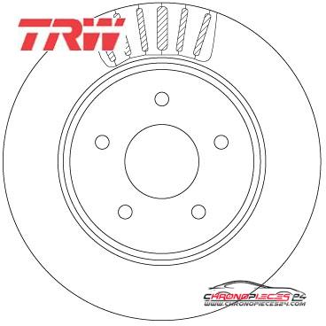 Achat de TRW DF6789 Disque de frein pas chères