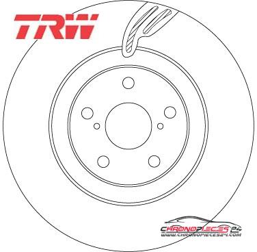 Achat de TRW DF6792S Disque de frein pas chères