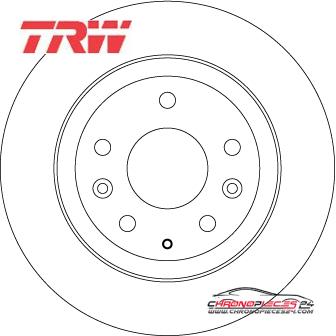 Achat de TRW DF6807 Disque de frein pas chères