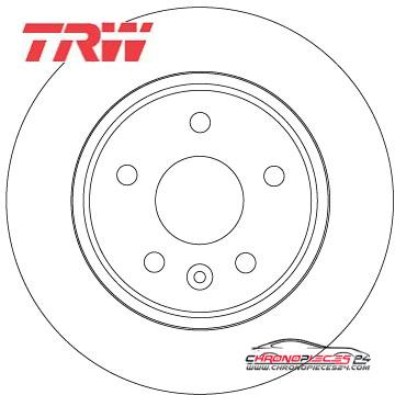 Achat de TRW DF6846 Disque de frein pas chères