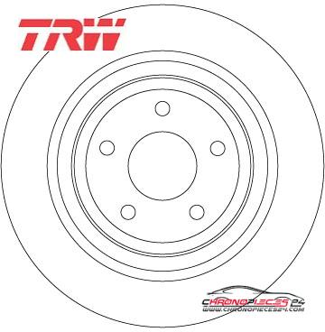 Achat de TRW DF6872 Disque de frein pas chères