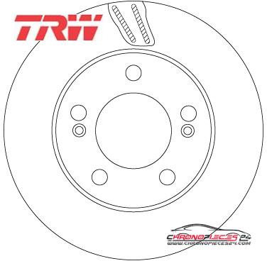 Achat de TRW DF6876 Disque de frein pas chères