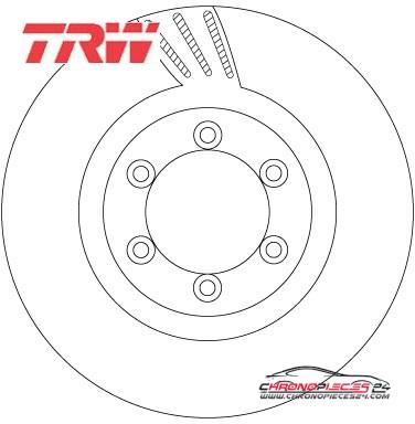 Achat de TRW DF6881 Disque de frein pas chères