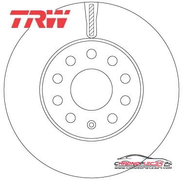 Achat de TRW DF6903S Disque de frein pas chères