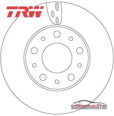 Achat de TRW DF6918S Disque de frein pas chères