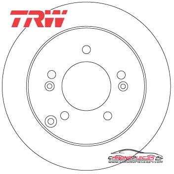 Achat de TRW DF6919 Disque de frein pas chères