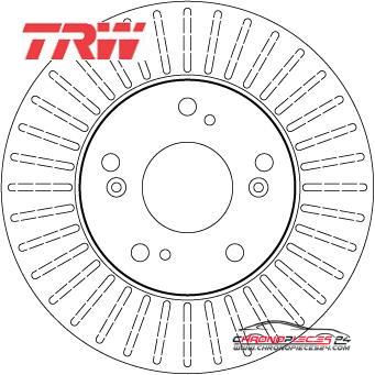 Achat de TRW DF7195 Disque de frein pas chères