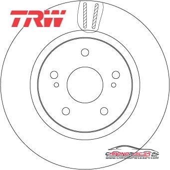 Achat de TRW DF7371S Disque de frein pas chères