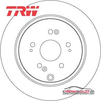 Achat de TRW DF7374 Disque de frein pas chères