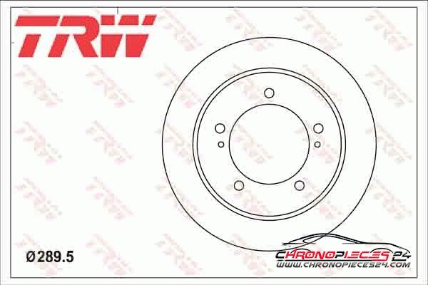 Achat de TRW DF7839 Disque de frein pas chères