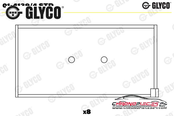 Achat de GLYCO 01-4139/4 STD Coussinet de bielle pas chères