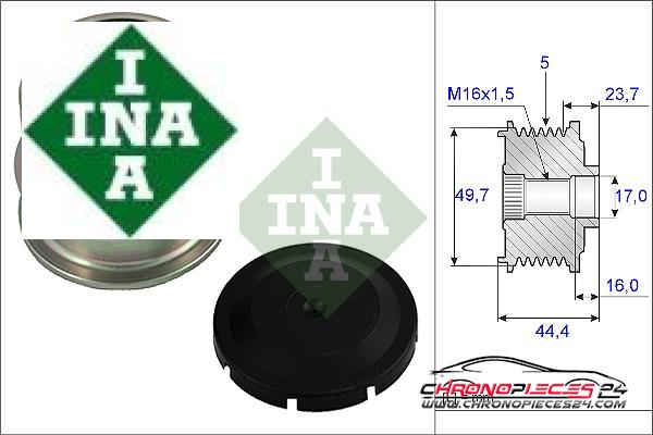 Achat de INA 535 0011 10 Poulie roue libre, alternateur pas chères