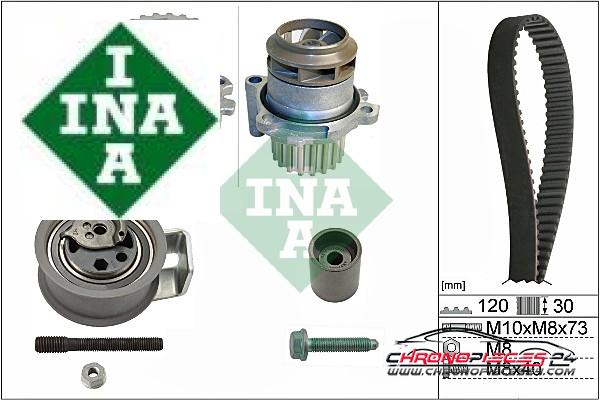 Achat de INA 530 0091 30 Pompe à eau + kit de courroie de distribution pas chères