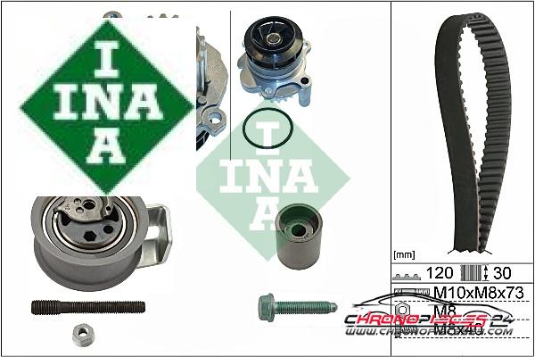 Achat de INA 530 0091 31 Pompe à eau + kit de courroie de distribution pas chères