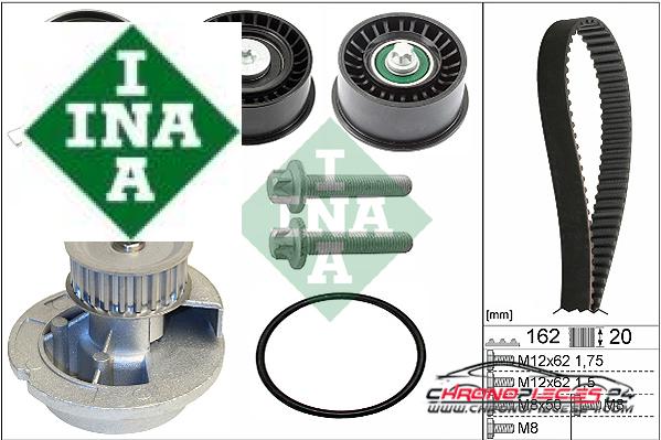 Achat de INA 530 0441 31 Pompe à eau + kit de courroie de distribution pas chères