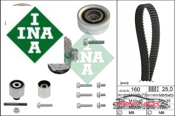 Achat de INA 530 0550 32 Pompe à eau + kit de courroie de distribution pas chères