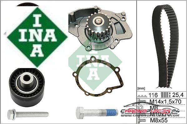 Achat de INA 530 0558 31 Pompe à eau + kit de courroie de distribution pas chères