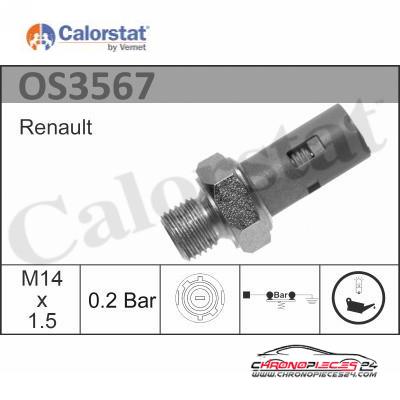 Achat de CALORSTAT BY VERNET OS3567 Indicateur de pression d'huile pas chères