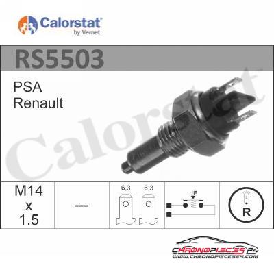 Achat de CALORSTAT BY VERNET RS5503 Contacteur, feu de recul pas chères