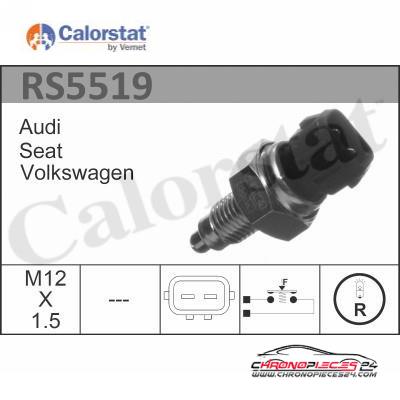 Achat de CALORSTAT BY VERNET RS5519 Contacteur, feu de recul pas chères