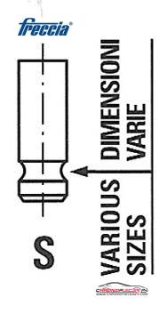 Achat de FRECCIA R6147/S Soupape d'admission pas chères