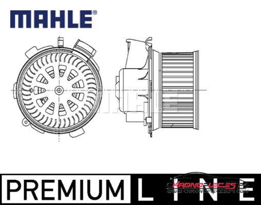 Achat de MAHLE AB 66 000P Pulseur d'air habitacle pas chères