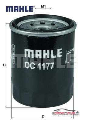 Achat de MAHLE OC 1177 Filtre à huile pas chères