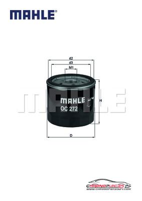 Achat de MAHLE OC 272 Filtre à huile pas chères