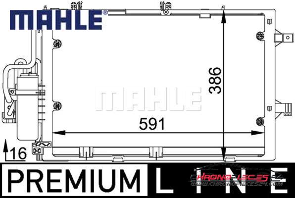 Achat de MAHLE AC 308 000P Condenseur, climatisation pas chères